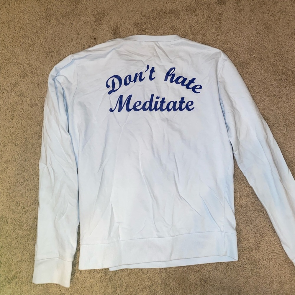 Light blue sweatshirt